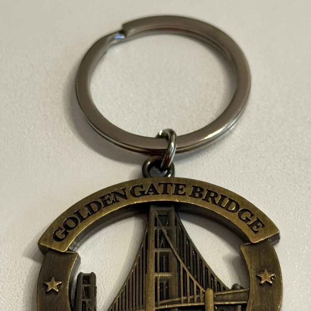 San Francisco‎ CA Golden Gate Bridge Keychain Key Ring